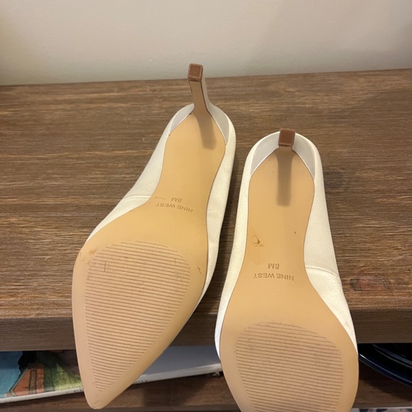 COPY - Nine West White Heels, Size 8 - Picture 5 of 5